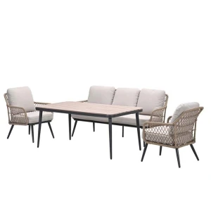 Allasio Sofa Loungeset 4-dlg Dessert Sand - Garden impressions