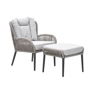 Andorra Fauteuil Voetenbank Valley Sand - Garden impressions