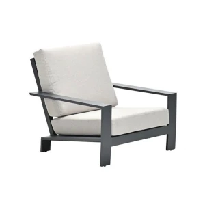 Lincoln Lounge Fauteuil Carbon Black - Garden impressions