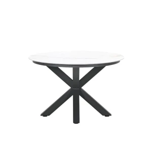 Lowland Tuintafel Venice White dia. 120 cm - Garden impressions