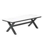 Marbella Tuintafel Venice White 240x100 cm - Garden impressions