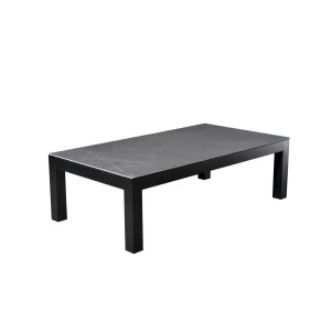 Midori coffee table 140x77,5x42 cm alu black/slate - Yoi