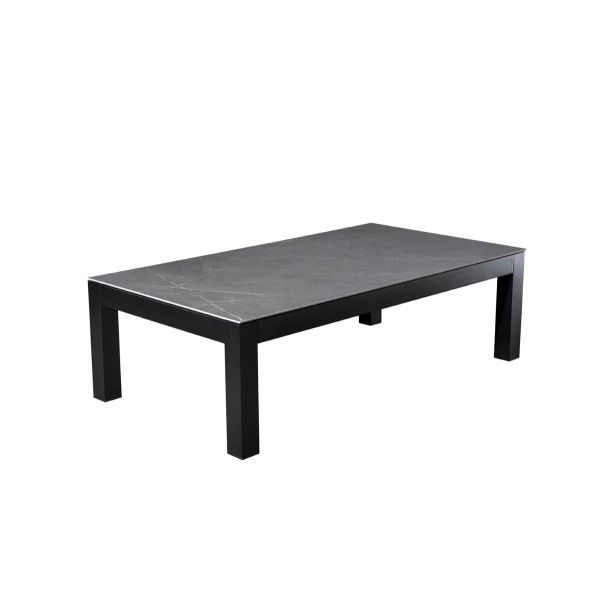 Midori coffee table 140x77,5x42 cm alu black/slate - Yoi