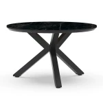 Oblong Tuintafel Marble Charcoal dia. 120 cm - Tierra outdoor