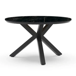 Oblong Tuintafel Marble Charcoal dia. 120 cm - Tierra outdoor