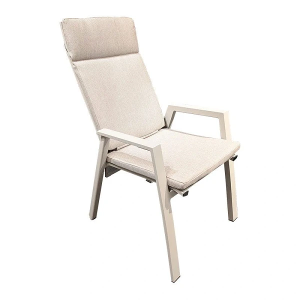 Paxon Tuinstoel Verstelbaar Silver Grey - Trestino
