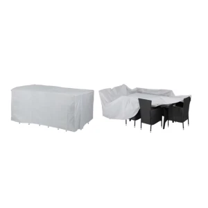 Afdekhoes Tuinset Zitset Zilver 308x138x89cm