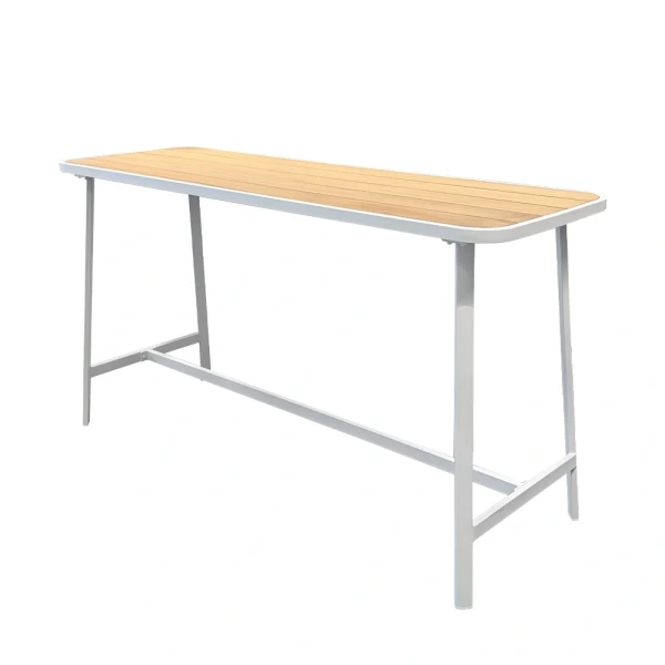 Elmas Bartafel Wit 175x58x95 cm - Trestino