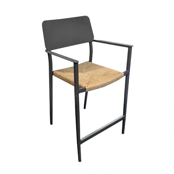 Esta Barstoel Antraciet - Trestino