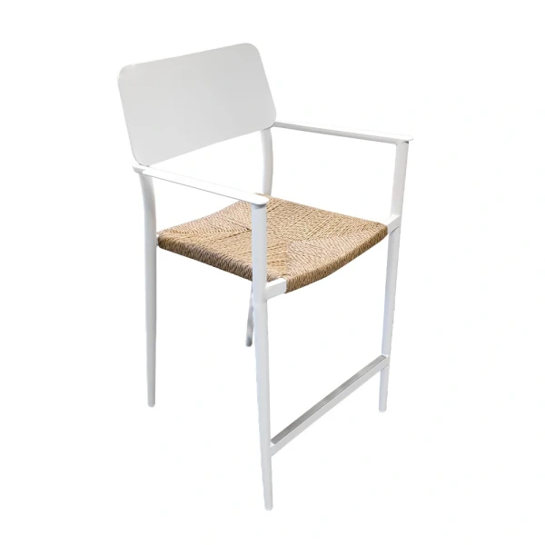 Esta Barstoel Wit - Trestino