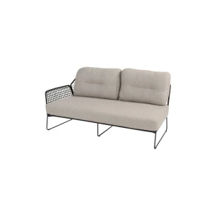 Taste Rhodos 2-zits element rechts antraciet - 4so