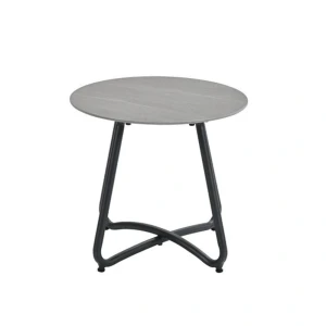 Vento Bijzettafel Carbon Black dia 45xH41 cm - Garden impressions