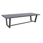 Lauren tafel 300x110x76 cm teak charcoal finish Max&Luuk - Max luuk