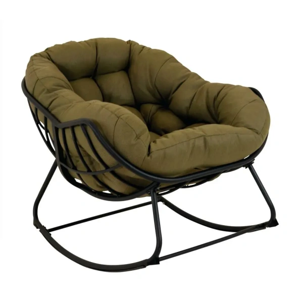 Lounge- schommelstoel Royal Rocking II groen