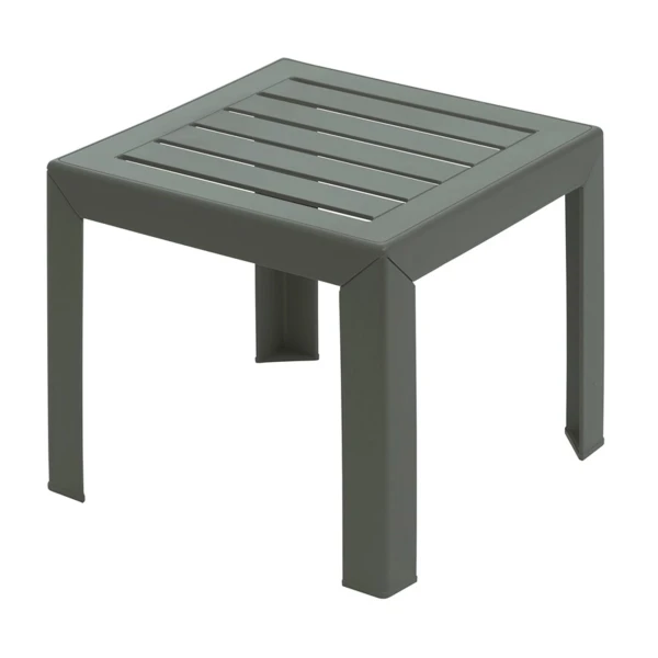 Grosfillex Miami bijzet tuintafel 40x40cm groen