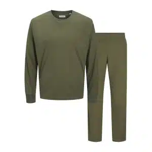 Jack & Jones huispak heren - Loungeset heren - Mannen pyjamapak met lange mouwen