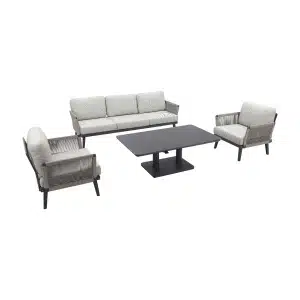 Elion loungeset met Ramin up down tuintafel