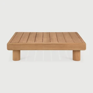 Ethnicraft Outdoor Salontafel Monocle Teakhout, 83 x 83cm - Naturel - Vierkant