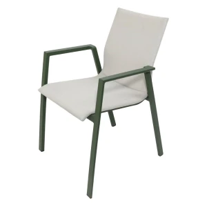 Genesee stapelstoel forest green off white Oosterik Home - Oosterik home