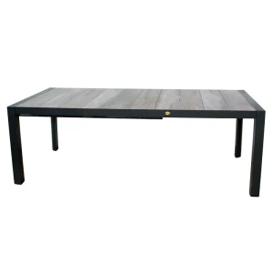 Harrisburg uitschuifbare dining tafel midnight grey L 154 - 214 x D 90.5 x H 74 cm Oosterik Home - Oosterik home