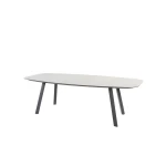 Manolo eettafel antraciet met geprint keramiek tafelblad 240x103x75 cm Taste Taste - Taste