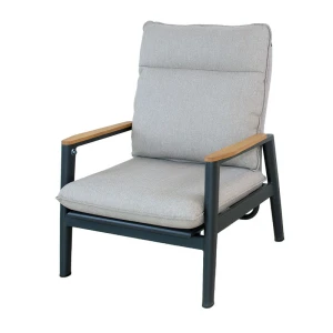 Merino lounge stoel midnight grey sunny creme Oosterik Home - Oosterik home