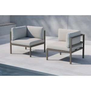 Nohr Loungeset Lasheka Hoekmodule - Beige/Bruin