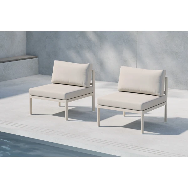 Nohr Loungeset Lasheka Middenmodule - Beige