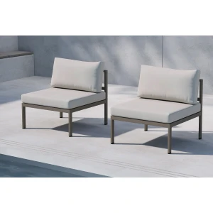 Nohr Loungeset Lasheka Middenmodule - Beige/Bruin