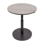 Padroni verstelbare bijzettafel midnight grey keramiek dia. 59 cm Oosterik Home - Oosterik home