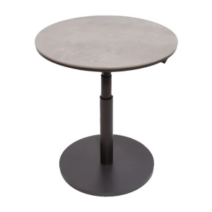 Padroni verstelbare bijzettafel midnight grey keramiek dia. 59 cm Oosterik Home - Oosterik home