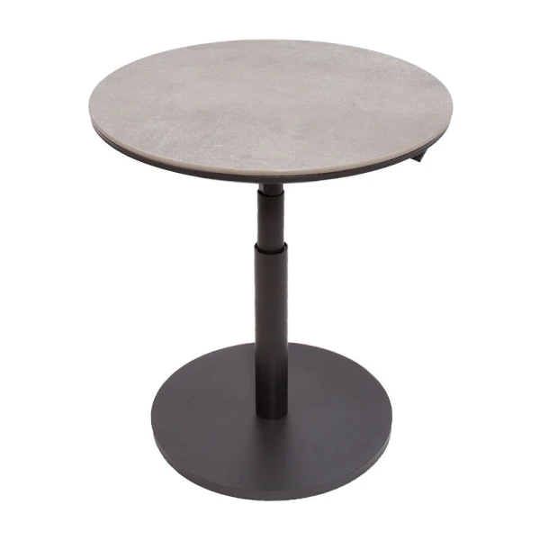 Padroni verstelbare bijzettafel midnight grey keramiek dia. 59 cm Oosterik Home - Oosterik home