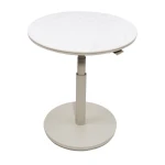 Padroni verstelbare bijzettafel sunny creme stone dia. 59 cm Oosterik Home - Oosterik home