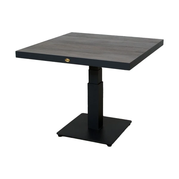 Pine Valley verstelbare lounge tafel midnight grey 90 x 90 cm Oosterik Home - Oosterik home