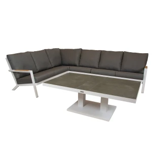 Qopps Okion loungeset met Gazoo in hoogte verstelbare tafel