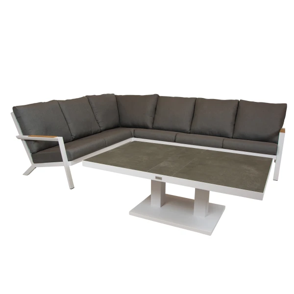 Qopps Okion loungeset met Gazoo in hoogte verstelbare tafel