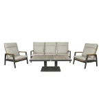 Qopps Yvori loungeset met Camos up down tuintafel