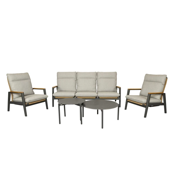 Qopps Yvori loungeset met Dagoo koffietafeltjes