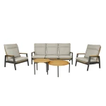 Qopps Yvori loungeset met chiva koffietafeltjes