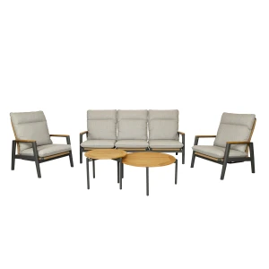 Qopps Yvori loungeset met chiva koffietafeltjes