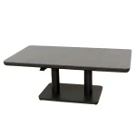Sedalia verstelbare lounge tafel grey B 140 x D 80 x H 51 - 72 cm Oosterik Home - Oosterik home