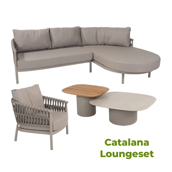 Catalana loungeset incl. tafeltjes en stoel