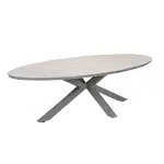 Edison tafel 280x140xH75 cm taupe/light teak