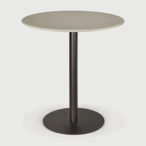 Ethnicraft Outdoor Bistrotafel Blend Beton, 70cm - Lichtgrijs