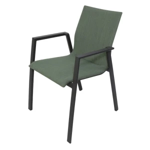 Genesee stapelstoel midnight grey forest green Oosterik Home - Oosterik home