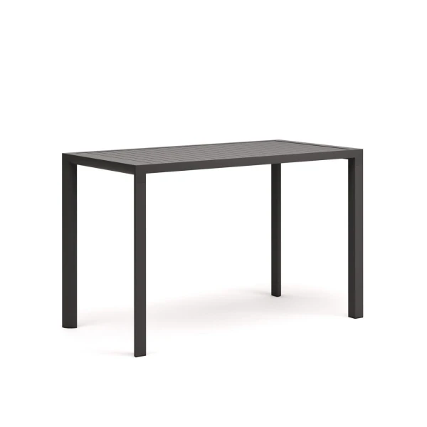 Kave Home Bartafel 'Culip' 150 x 77cm, kleur Donkergrijs