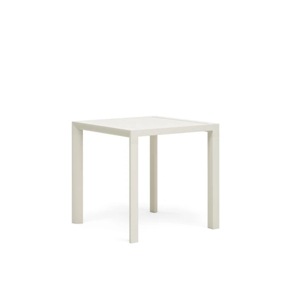Kave Home Bistrotafel 'Culip' 77 x 77cm, kleur Wit