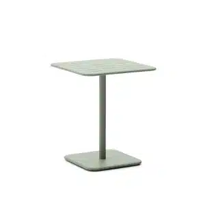 Kave Home Outdoor Bistrotafel 'Brai' Staal, 70 x 70cm, kleur Turquoise