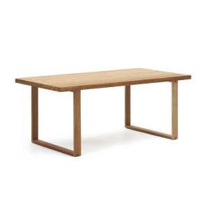 Kave Home Outdoor Eettafel 'Canadell' Teakhout, 180 x 90cm