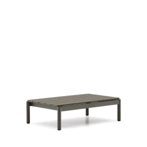 Kave Home Outdoor Salontafel 'Sorells' 91 x 57cm, kleur Donkergroen